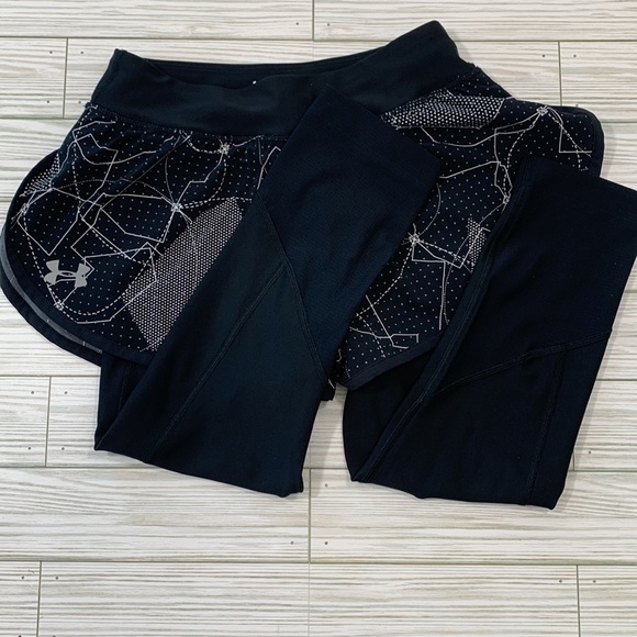 Under Armour running shorts with compression - Picture 5 of 9